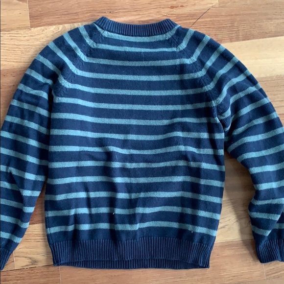 Jill Sander navy blue and kaki green sweater - Picture 5 of 5